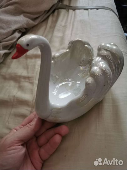 Лебедь ваза конфетница
