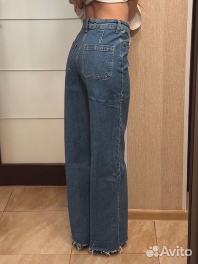 Джинсы винтажные широкие