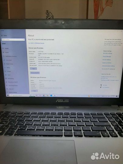 Asus N56VB, 1Tb HDD, 256SSD, 16RAM,2Tb GPU, i7 4/8