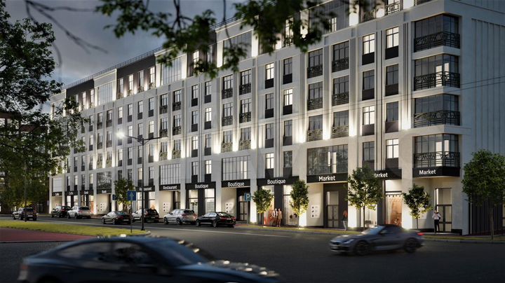 2-к. квартира, 86,5 м², 4/6 эт.