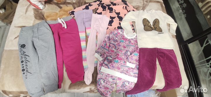 Детские вещи пакетом на девочку 110 см