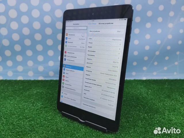 iPad Mini Space Gray 64GB Wi-Fi+Sim