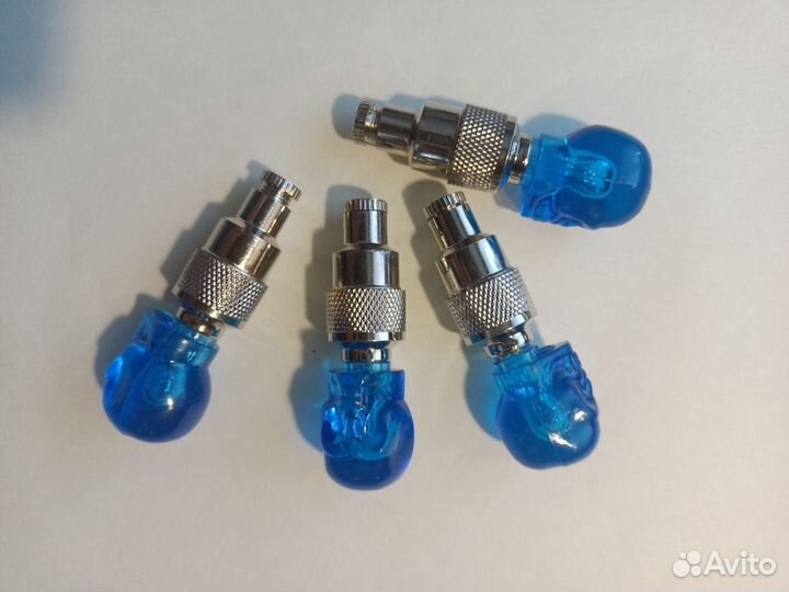 Комплект LED колпачков на нипель авто, мото, вело