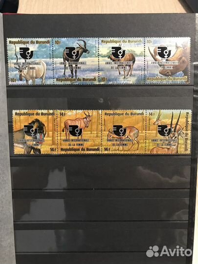 Альбом с марками Бурунди