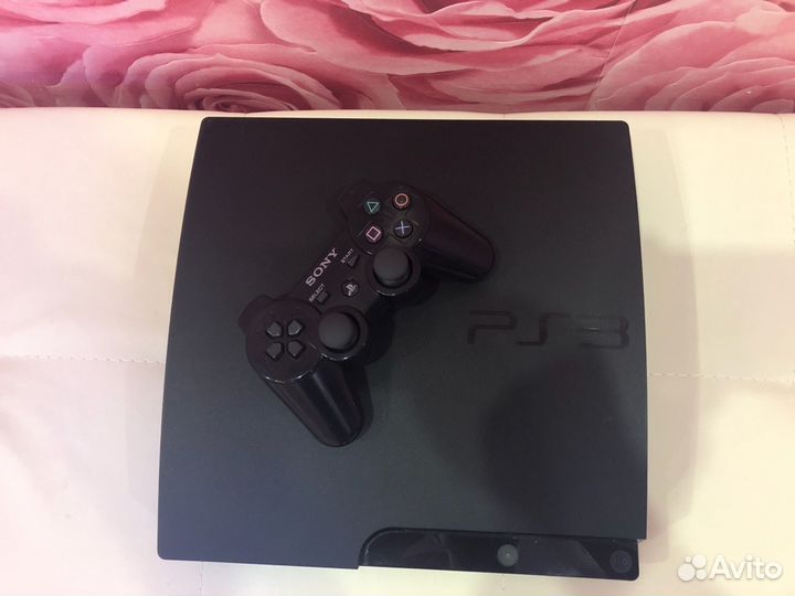 Sony Ps3 Slim 320Gb HFW 4.89 + 55 игр