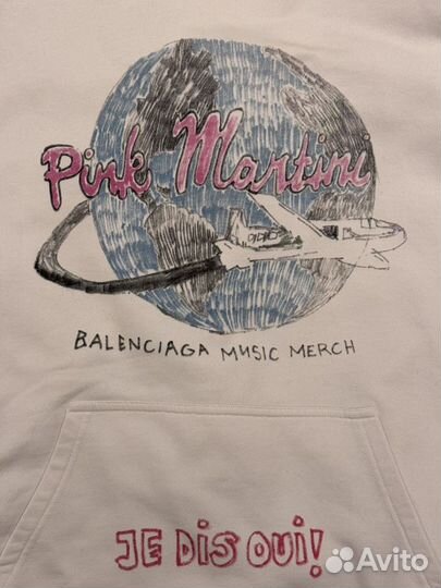 Balenciaga Music Merch Pink Martini Hoodie