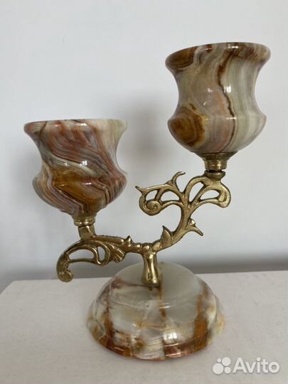 Подсвечник из оникса