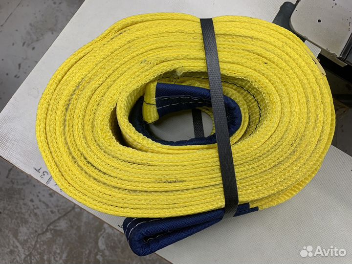 Трос буксировочный 42 тн 5м петля-петля усиленный