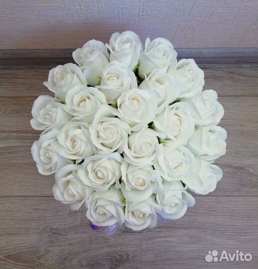 Букет из мыльных роз 25 шт