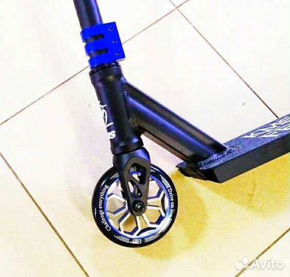 Самокат трюковой 12 см колеса рост до 190