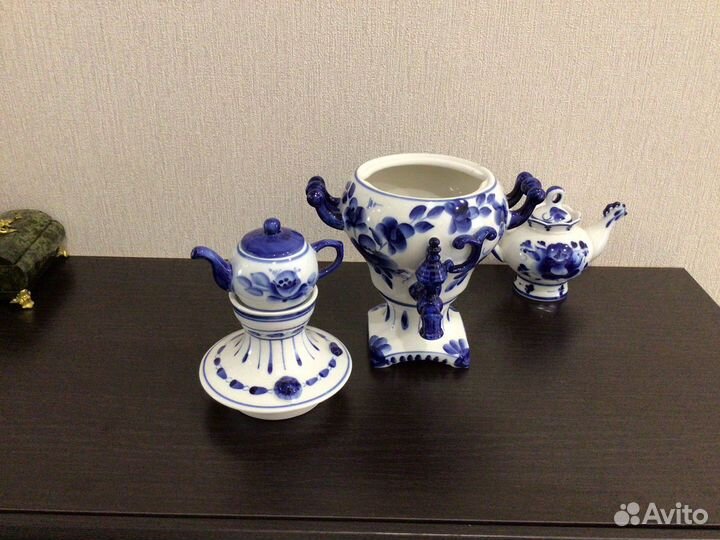 Самовар гжель