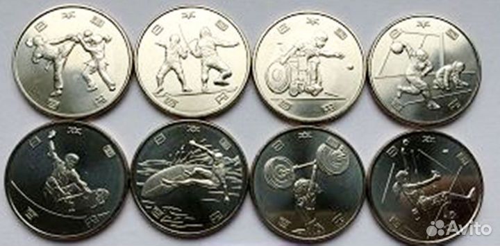 Япония.100 йен 2019 Олимпийские игры.Токио 2020