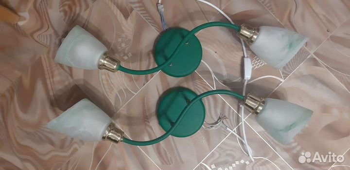 Комплект люстра и 2 светильника