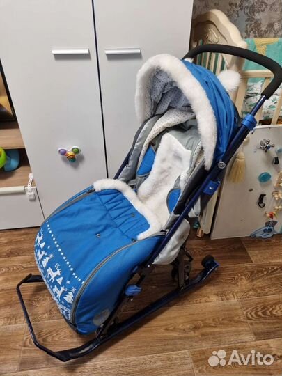 Коляска санки