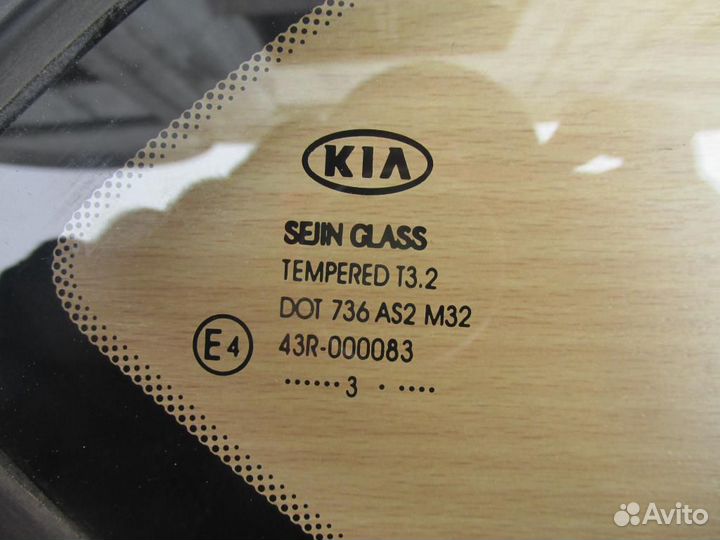 Стекло кузовное глухое правое Kia Ceed JD II 2