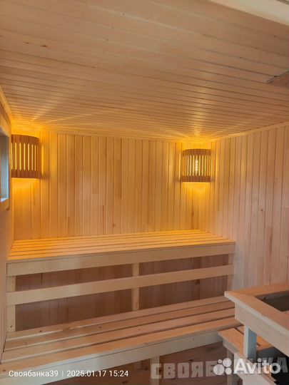 Баня 4,5х2,45м. Под ключ. Печь, электрика