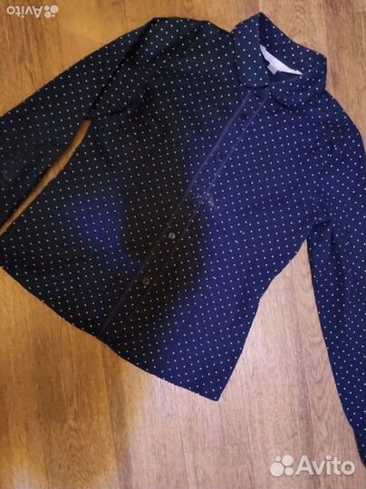 Блузка х/б на девочку на 7-9 лет