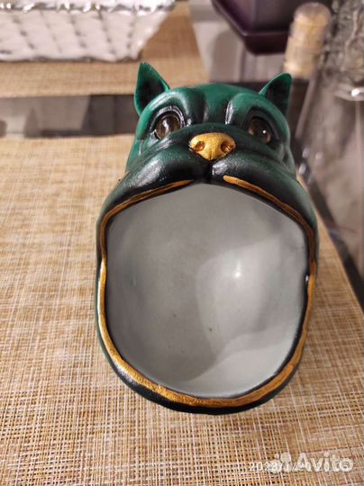 Красивая ваза статуэтка Бульдог