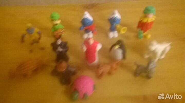 Бегемоты лягушки машины самолеты фигурки и др