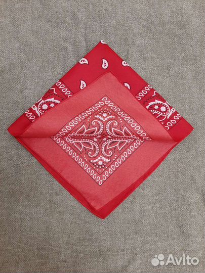 Бандана новая красная, жёлтая