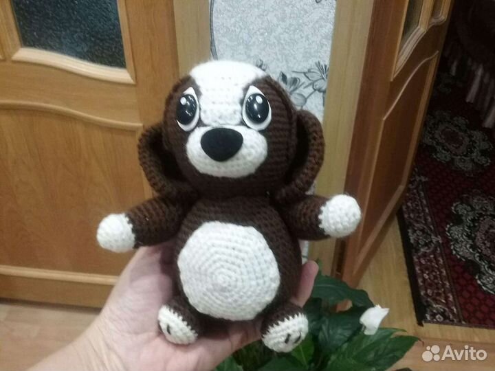 Собачка вязаная