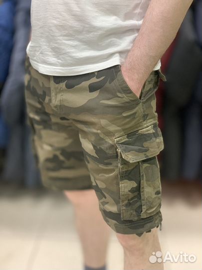 Шорты Карго Мужские Catch Wave Камуфляж С35
