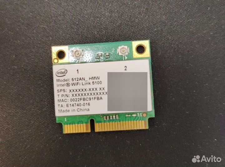 Модуль Wi-Fi ноут. Acer 5940G, 5942G (512AN HMW)