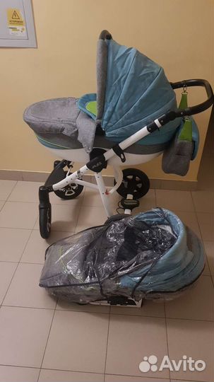 Детская коляска 2 в 1 adamex alex