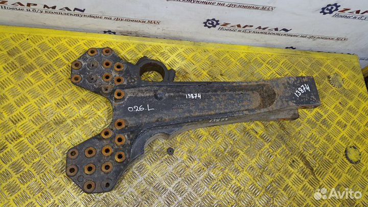 Кронштейн реактивной тяги левый Man Tga Tgs Tgx