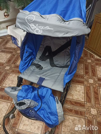 Коляска санки