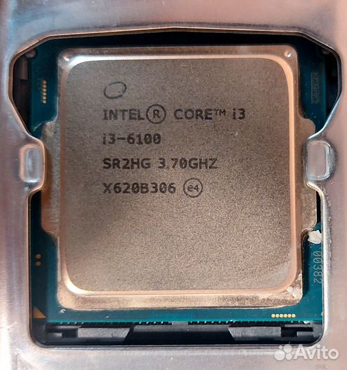 Процессор intel core i3 6100 (3.70 GHZ) на LGA1151