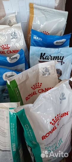 Корм для собак и кошек Карми, Монж и другие
