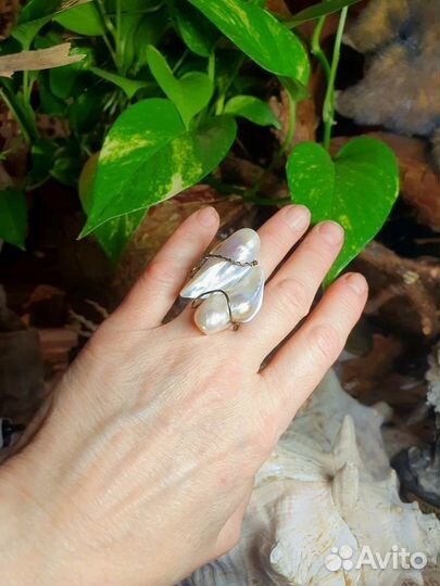 Комплект из барочного жемчуга