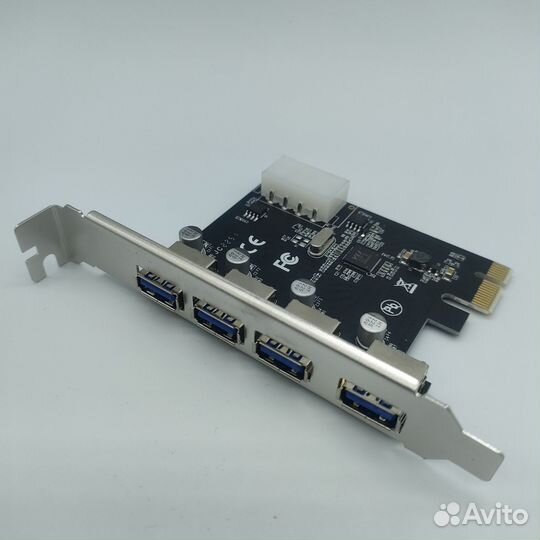 Плата расширения, адаптер PCI- E -USB 3.0-4 порта