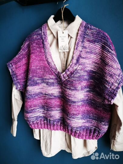 Жилетка женская ручной работы