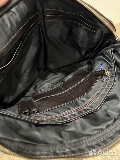 Мужской кожаный портфель под ноутбук