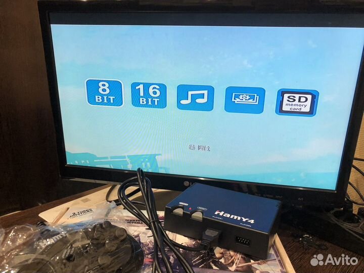 Игровая приставка Hamy 4 (sega+dendy), 350 игр