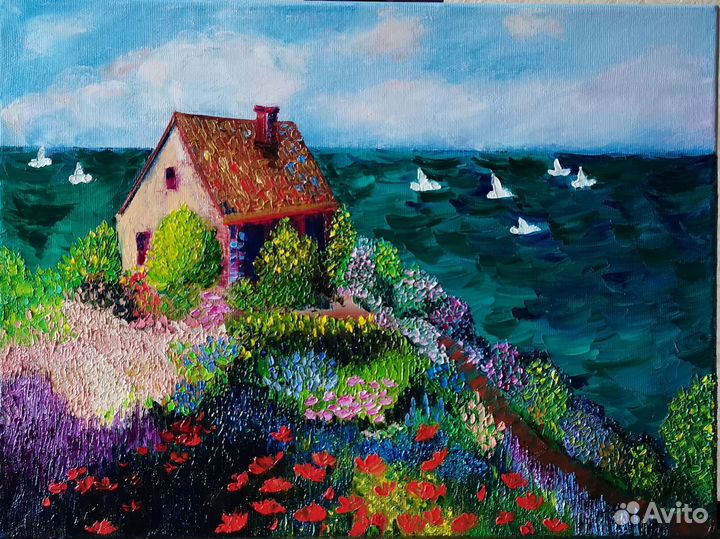 Картина по мотивам Клода Моне 