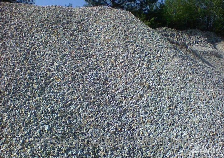 Песок крупный, щебень, пгс, отсев