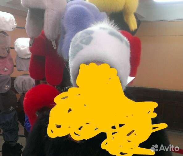 Шапка норковая женская новая