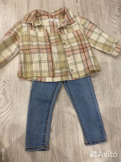 Вещи на девочку zara H&M 92