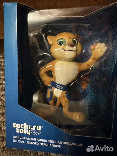 Фигурки Олимпиада Сочи медведь зайка леопард