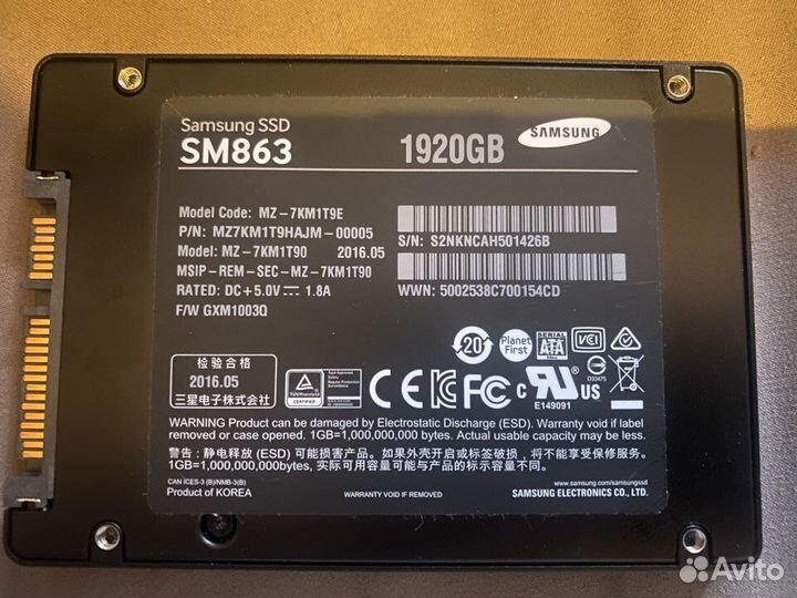 Жесткий диск SSD 2.5