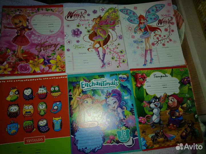 Тетради, линейки, карандаши