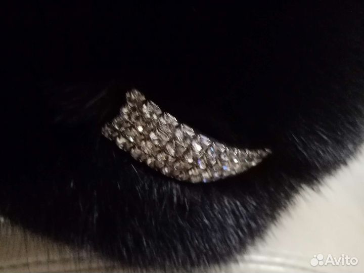 Берет женский норковый