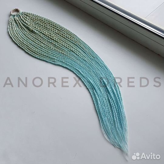 Афрорезинки. Резинка с косами