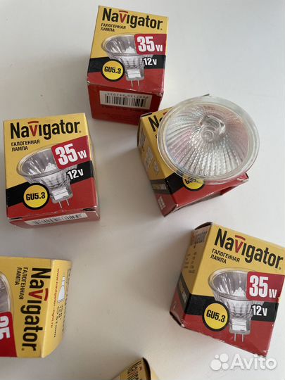 Лампочки галогеновые navigator gu 5.3 12v Новые