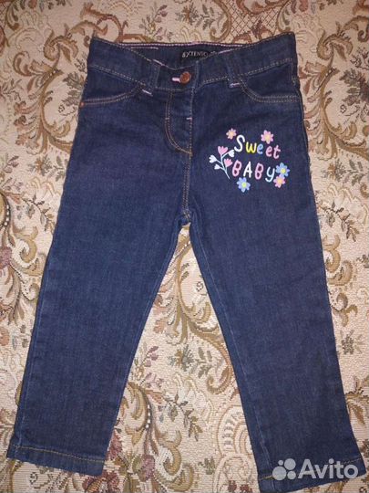 Джинсы для девочки новые