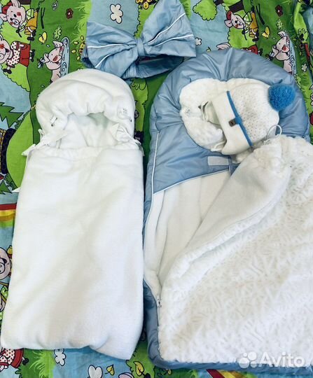 Конверт на выписку для мальчика весна