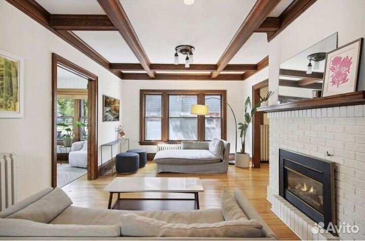 Кессонный потолок из массива